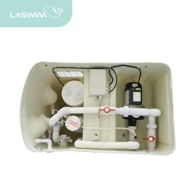 เครื่องกรองแขวน ระบบสระไร้ท่อ Wall Hung Filtration System PM-GL25Y Flow Rate 22 m³/h LASWIM