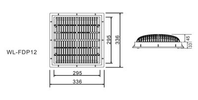 Main drain (Suction outlet)12” × 12” ANTI-SUCTION MAIN DRAINS Laswim