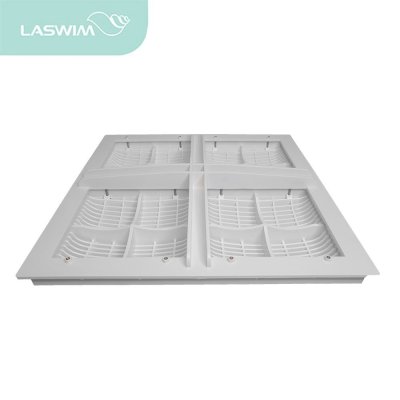 Main drain (Suction outlet)18” × 18”  Laswim