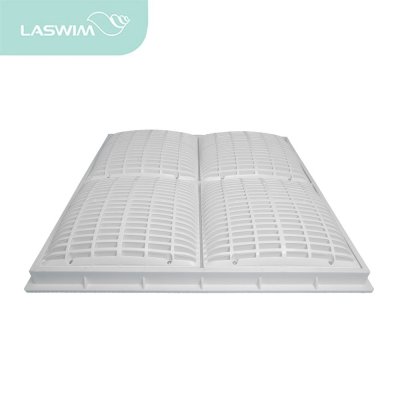 Main drain (Suction outlet)18” × 18”  Laswim
