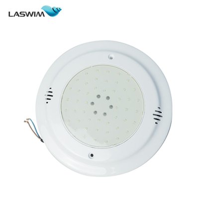 โคมไฟ  WL-PT  LED  24W, 12V/DC12-24V  หน้าพลาสติก+ring  Color White "สำหรับต่อท่อไฟในสระ 1/2" หรือ 3/4" ได้ทั้ง 2 แบบ"