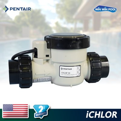 PENTAIR iCHLOR SALT CHLORINATOR with POWERCENTER (Plastic Casing)