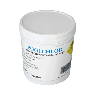 คลอรีนผง 90% “POOLCHLOR” 1 kg.