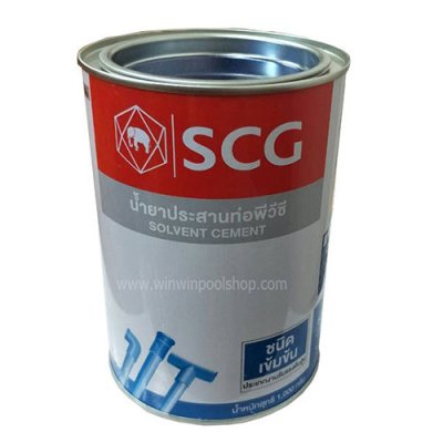 น้ำยาประสานท่อพีวีซี เอสซีจี ชนิดเข้มข้น 1,000กรัม เหมาะสำหรับงานสระว่ายน้ำ