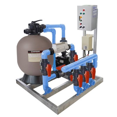 Complete set ระบบเกลือ premium set Pentair-Hayward รับประกัน 2 ปี สำหรับสระ 40Q