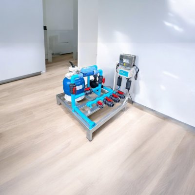 LASWIM -BLUE-01-15Q อุปกรณ์ Complete Set ประกอบเสร็จพร้อมใช้งาน สำหรับสระว่ายน้ำ 10- 15 คิว