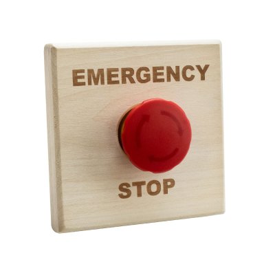 "HARVIA" Emergency Stop Switch, 2 circuits: 1 NC and contad) *No Stock, Delivery Time 30 - 60 Days