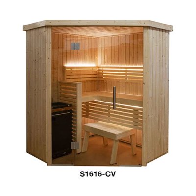 S-1616-CV Variant View Comer “HARVIA” Sauna Room