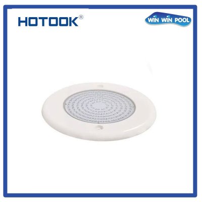 โคมไฟ Slim LED 12W ,AC/DC12V ฺWarm White(3000) Plastic Nicheless Slim LED Pool Light Series