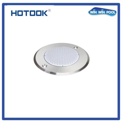 โคมไฟ Slim LED 8W ,AC/DC12V  แสง Blue Stainless 316