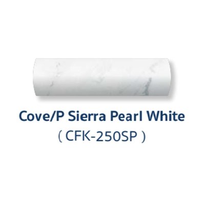 CFK-250SP Cove/P Sierra Pearl White  Size 30x98x6mm ขนาด 1 กล่อง / บรรจุ 15 ชิ้น