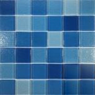 โมเสกแก้ว Fiji Blue(ฟูจิ บูล) ขนาดเม็ด 48x48x4m /ราคาต่อกล่อง