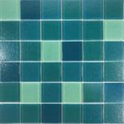 โมเสกแก้ว Fiji Green(ฟูจิ กรีน) ขนาดเม็ด 48x48x4m /ราคาต่อกล่อง