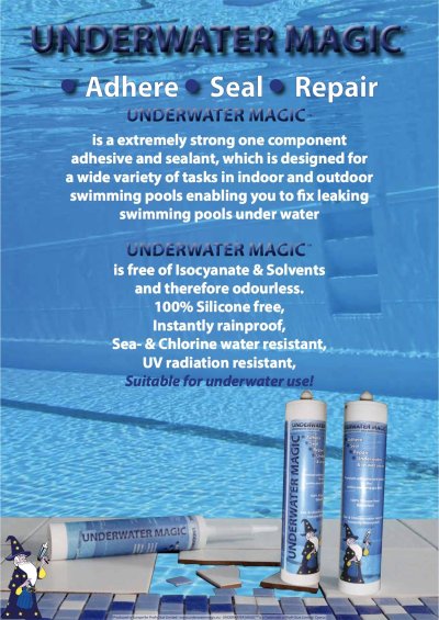 Underwater Magic Glue 290 ml. กาวสีดำ