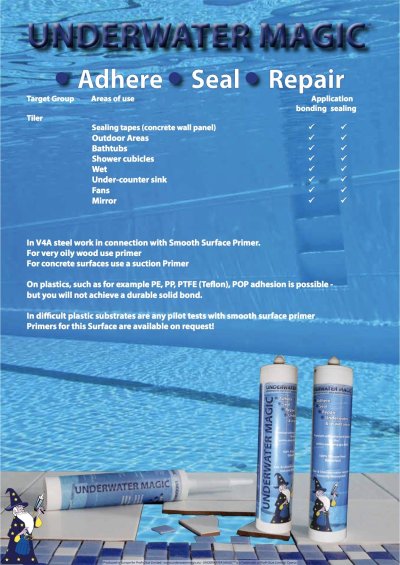 Underwater Magic Glue 290 ml. กาวสีดำ