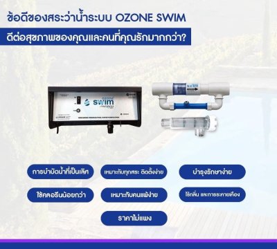 Ozone Swim 1000 Series  15 Gram/Hour  Water Capacity  30 ‐ 50 m³