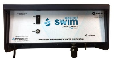 เครื่องผลิต Ozone Swim 2000  ขนาด 25 Gram/Hour เหมาะสำหรับสระ 50 ‐ 70 m³(คิว)