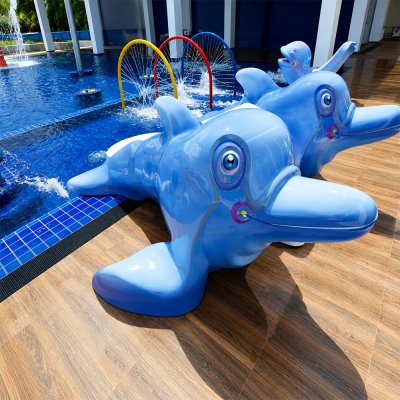 สไลเดอร์ DDS110  Twin Dolphins Sliders with Steps