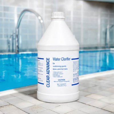 น้ำยา CLEAR ADVANCE น้ำยาช่วยให้น้ำใสเร็ว Water Clarifier สำหรับเครื่องกรองทรายสระว่ายน้ำ 3.8 ลิตร