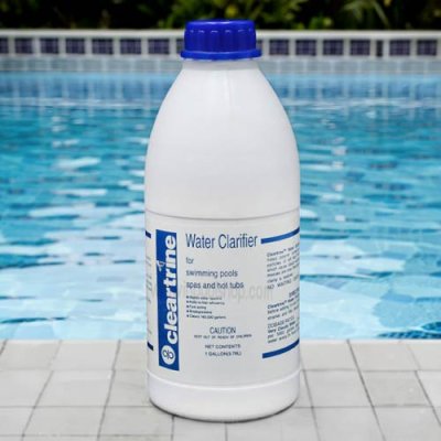 น้ำยา CLEARTRINE (เคลียทรีน) น้ำยาช่วยให้น้ำใสเร็ว  สำหรับเครื่องกรองทราย 1 L.