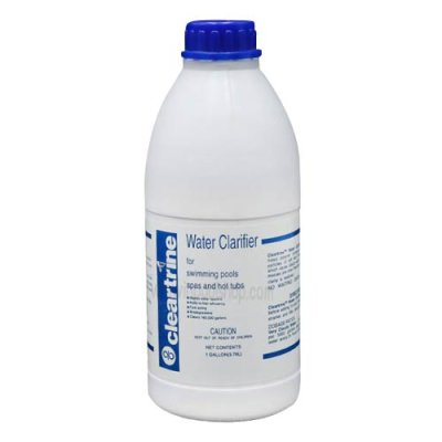 น้ำยา CLEARTRINE (เคลียทรีน) น้ำยาช่วยให้น้ำใสเร็ว  สำหรับเครื่องกรองทราย 1 L.