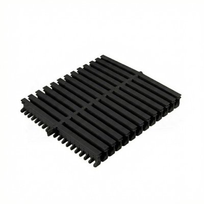 ตะแกรงน้ำล้น สี(ดำ) แบบ Wave Killer แกนเดี่ยว ความกว้าง 25 cm  ราคาต่อ 1 เมตร