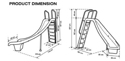 สไลเดอร์ Left Turn Complete Set with Steps  วนทางด้านซ้าย