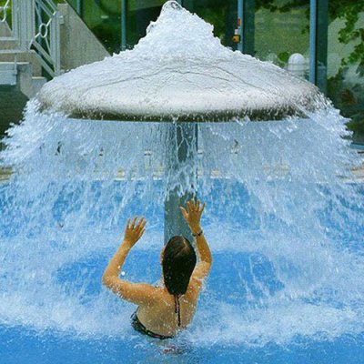 PSW-04 Water Mushroom, Fiberglass,Height 2.69 m Cap Size wide 2.30 m.