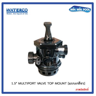 1.5" Multiport Valve for Micron Fiberglass Top Mount [แบบเกลียว]