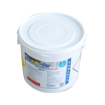 คลอรีนก้อน 90%TCCA90T 5 KG. Whale Pool