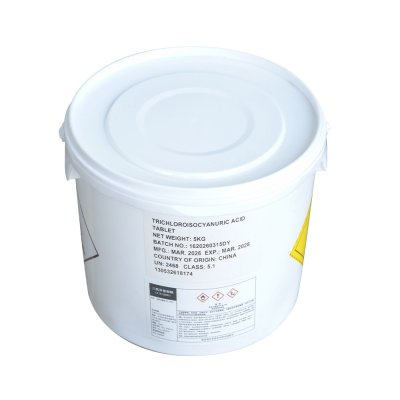 คลอรีนก้อน 90%TCCA90T 5 KG. Whale Pool