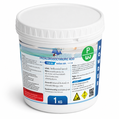 คลอรีนผง T.C.C.A 90% 1 KG WhalePool
