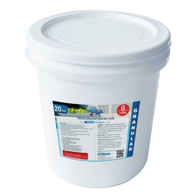 คลอรีนเกล็ด Chlorine T.C.C.A 90%  20กก Whale Pool