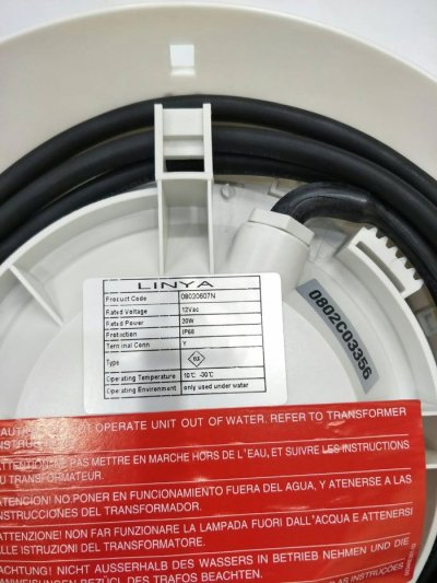 WhalePool Led Color 20W/12V ขอบ ABS 12Program+Remote