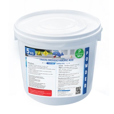 คลอรีนผง T.C.C.A 90%  5 KG Whale Pool