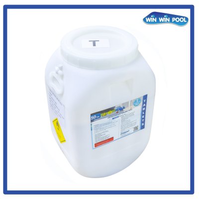 คลอรีนก้อน 90%TCCA90T 50 KG. Whale Pool