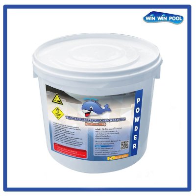 คลอรีนผง T.C.C.A 90%  5 KG Whale Pool