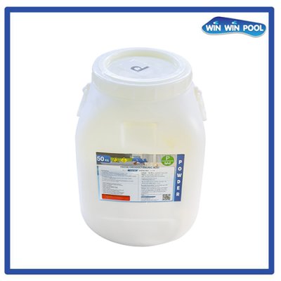 คลอรีนผง T.C.C.A 90%  50 KG Whale Pool - White