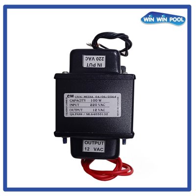 หม้อแปลงไฟ 100W/12V	AC