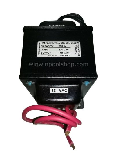 หม้อแปลงไฟ 150W/12V AC.