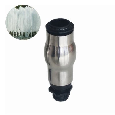 หัวน้ำพุฟองเบียร์ 1"Stainless Steel European Foam Water Fountain Nozzle Garden Pond Pool Fountain Head