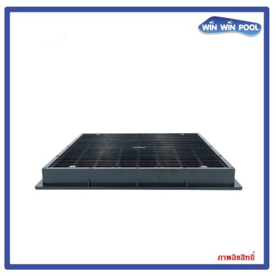 FT-MD-B-12 สระดือสระสี่เหลี่ยม ขนาด 12x12 นิ้ว สีดำ