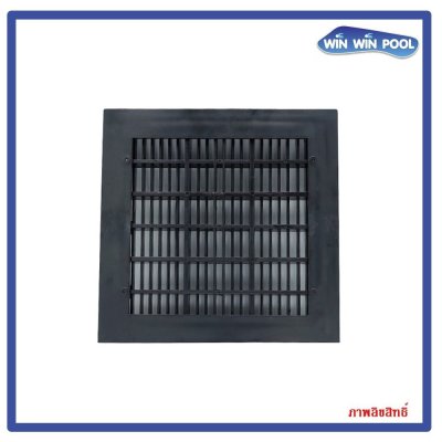 FT-MD-B-9 Maindrain สระดือสระสี่เหลี่ยม ขนาด 9x9 นิ้ว สีดำ วัสดุ ABS เกรด A