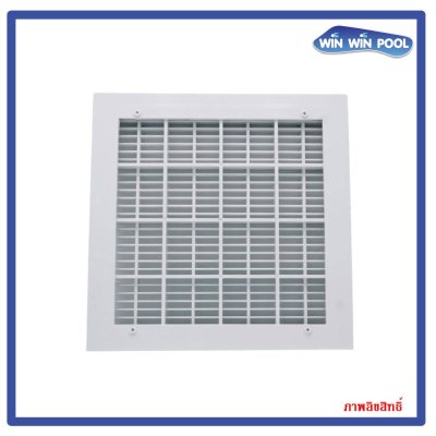 FT-MD-W-12 สระดือสระสี่เหลี่ยม ขนาด 12x12 นิ้ว สีขาว ABS GRADE A