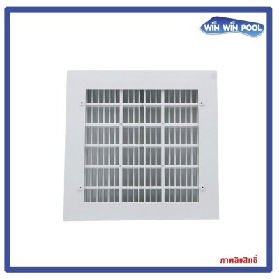 FT-MD-W-9 Maindrain สระดือสระสี่เหลี่ยม ขนาด 9x9 นิ้ว สีขาว วัสดุ ABS เกรด A