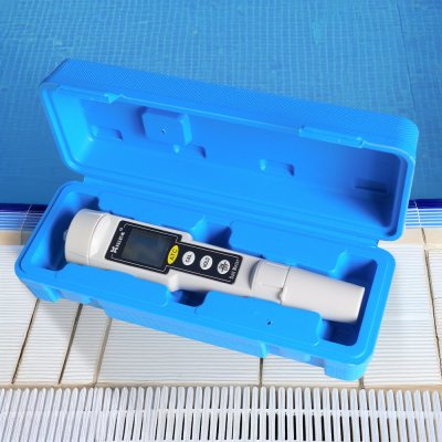 ปากกาวัดค่าเกลือ กันน้ำ LCD Waterproof Pen type Salt Meter tester digital CT-3081 สำหรับสระระบบเกลือ แถมฟรี Salt Solution 6.44PPT(6440 PPM)