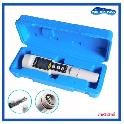 ปากกาวัดค่าเกลือ กันน้ำ LCD Waterproof Pen type Salt Meter tester digital CT-3081 สำหรับสระระบบเกลือ แถมฟรี Salt Solution 6.44PPT(6440 PPM)