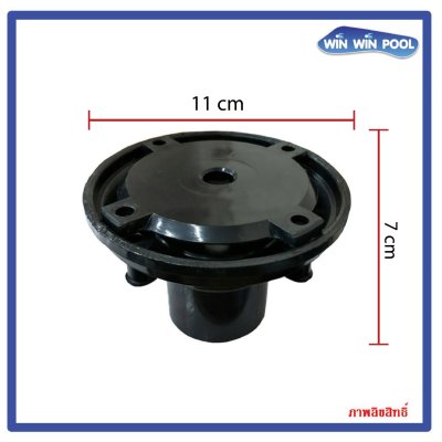 PSF-07-B Standard Floor Inlet  1.5&2 หัวจ่ายพื้นสีดำ