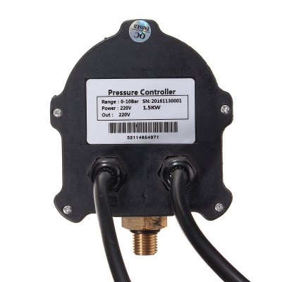 Digital Pressure Switch 0-10Bar ON/OFF Pump เพรชเชอร์สวิทช์ 220V สำหรับแจ้งเตือนถังกรองอุดตัน สำหรับปั้มน้ำบ้านอัตโนมัติ Control Automatic Back wash sand filter