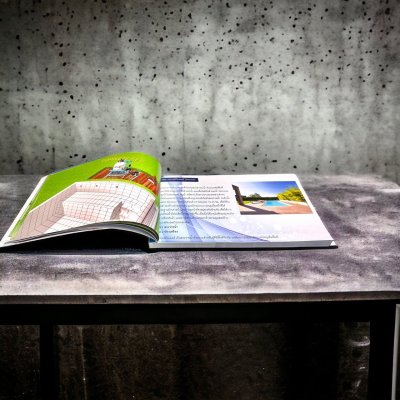 หนังสือ สระว่ายน้ำสร้างได้ด้วยตัวเอง สร้างสระว่ายน้ำแบบมาตรฐานอย่างมืออาชีพ